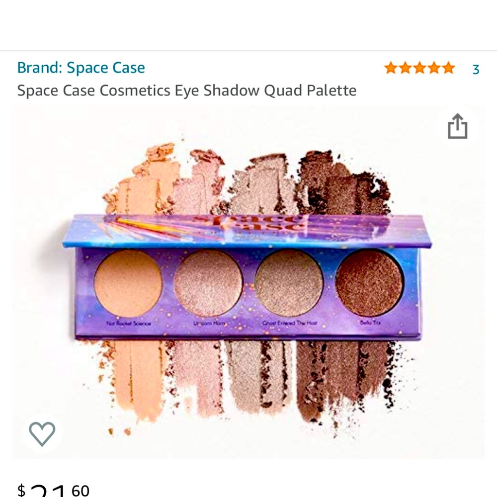 Gorgeous eyeshadow palette